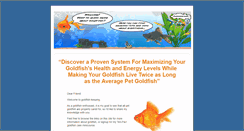 Desktop Screenshot of goldfish2care4.com